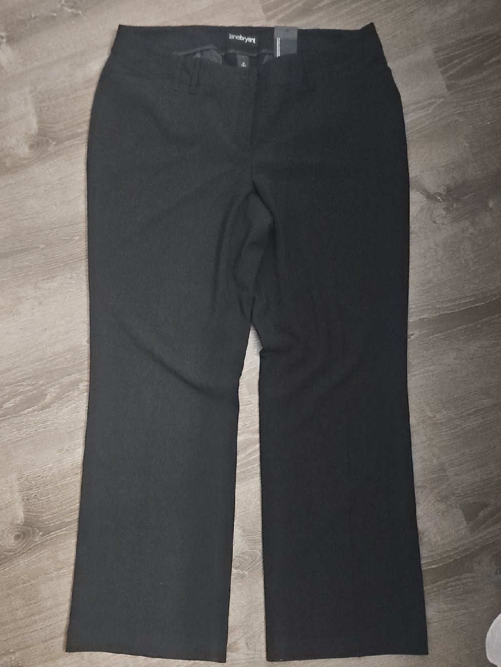 Lane Bryant Classic Black Straight-Leg Dress Pants Womens Size 18T